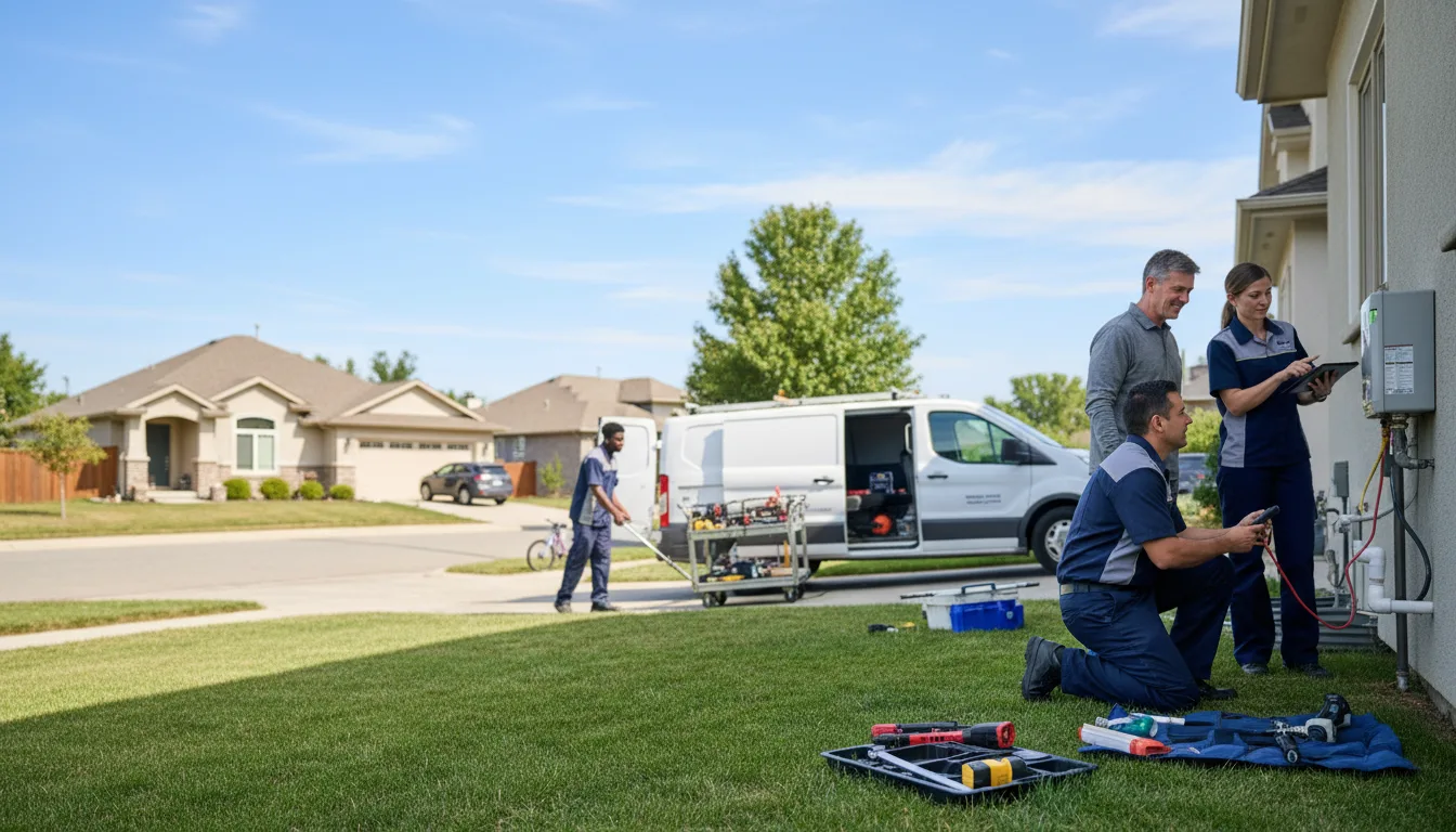 Tankless water heater service in Littleton, IL